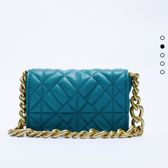 Zara Quilted Chain Strap Shoulder Bag - Picture 2 of 4